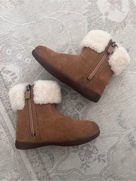UGG Other - Kids UGG Brown Suede Shearling Booties